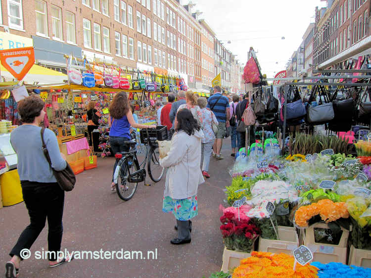 Street markets in Amsterdam