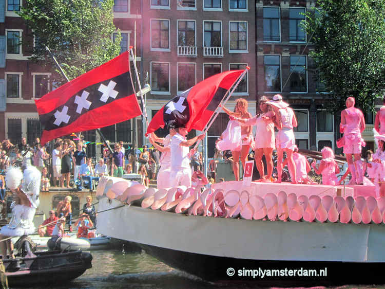 Today 19th edition of Amsterdam Gay Pride Canal Parade