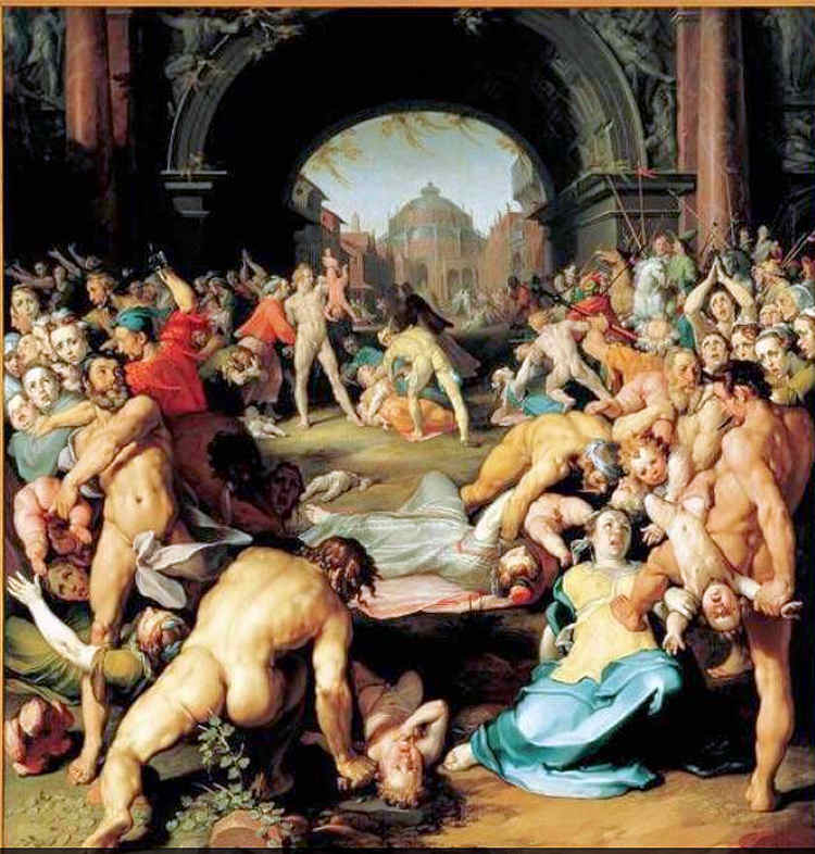 Massacre of the Innocents (Cornelis van Haarlem, 1591, Kindermoord te Bethlehem)