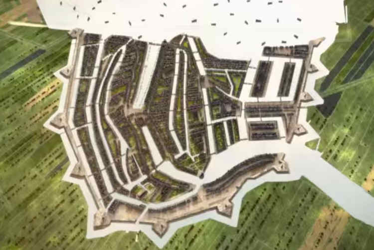 Animation Expansion of Amsterdam in the 17th century