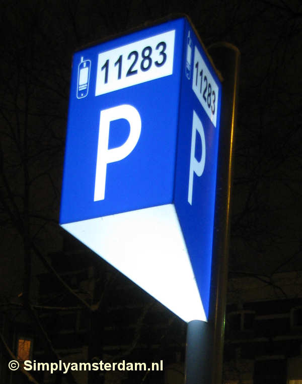 Parking in Amsterdam completely digital as of July 2013