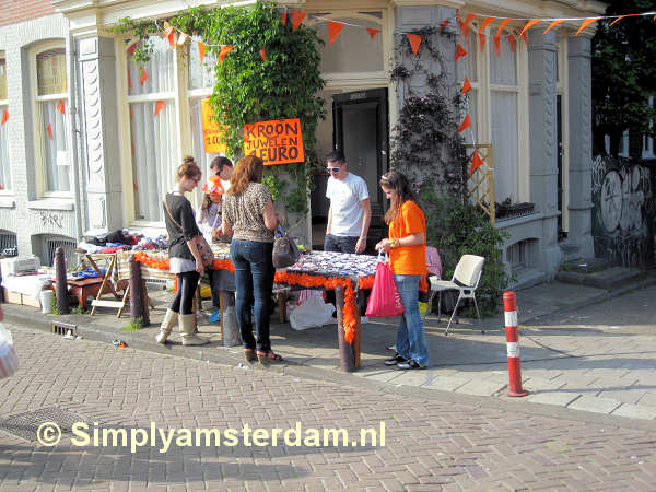 Queensday sales stand
