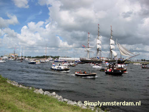 SAIL 2010 has arrived in the Amsterdam harbour