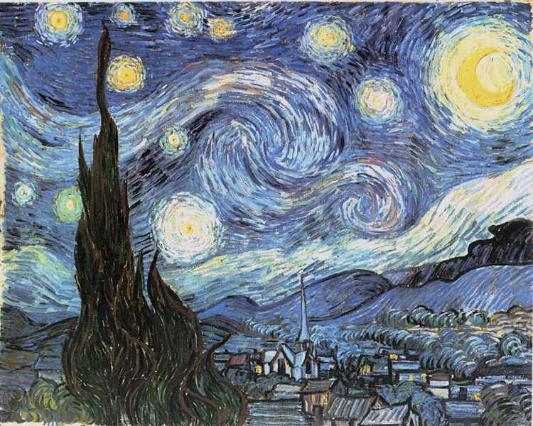 Starry nights by Van Gogh