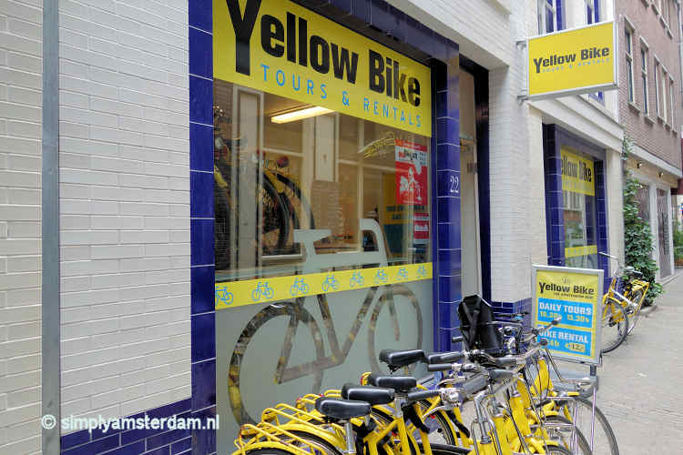 Yellow Bike (Oudezijds Armsteeg)